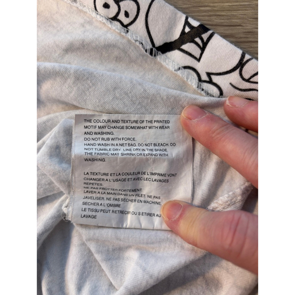 Comme des Garcons PLAY Life is Hell Double Sided Tee Small - Picture 9 of 11